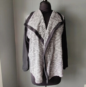 Dressbarn Sunday Open Front Cardigan